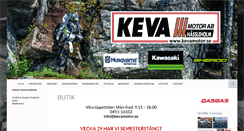Desktop Screenshot of kevamotor.se